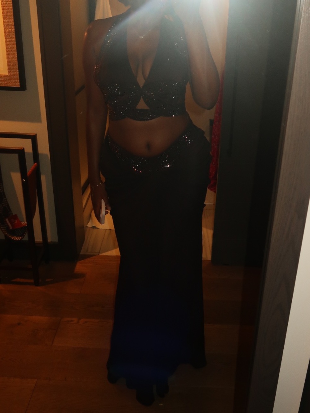 Meshki Siren Satin And Diamante Set